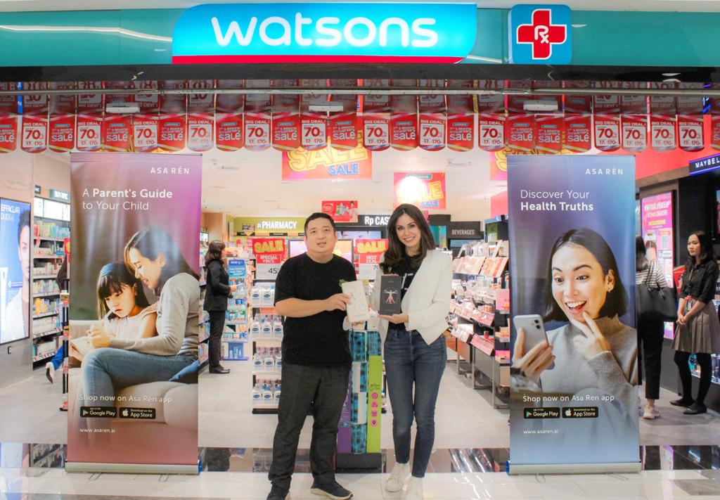 Perusahaan biobank digital, Asa Ren, bekerja sama dengan perusahaan ritel Watson Indonesia, untuk menjangkau lebih jauh jumlah pelanggan.