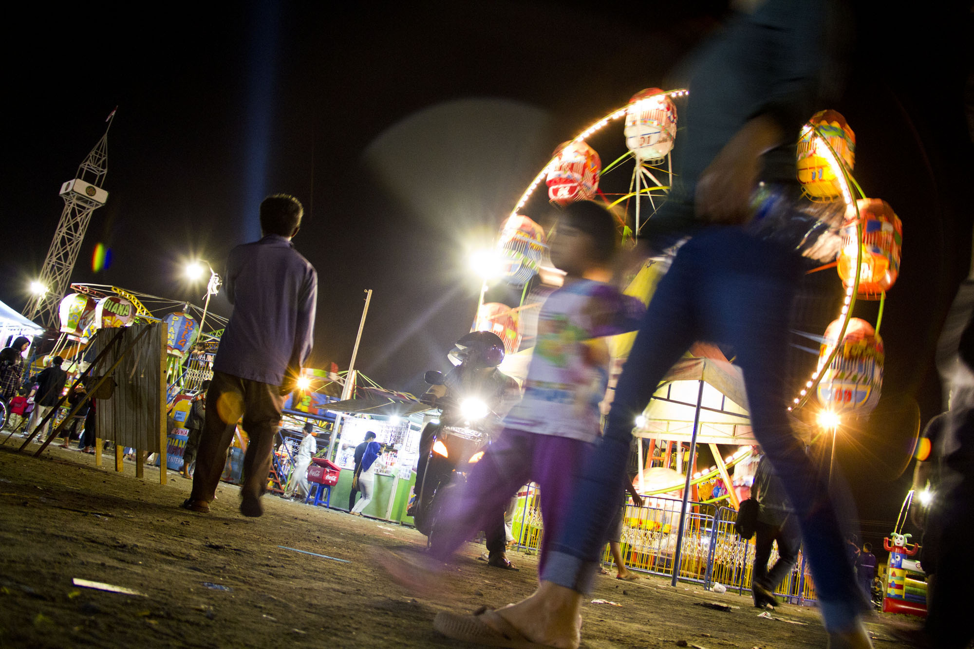 Pasar Malam Perayaan Sekaten di Alun-alun Utara Keraton Yogyakarta yang ditiadakan di tahun 2023 ini.