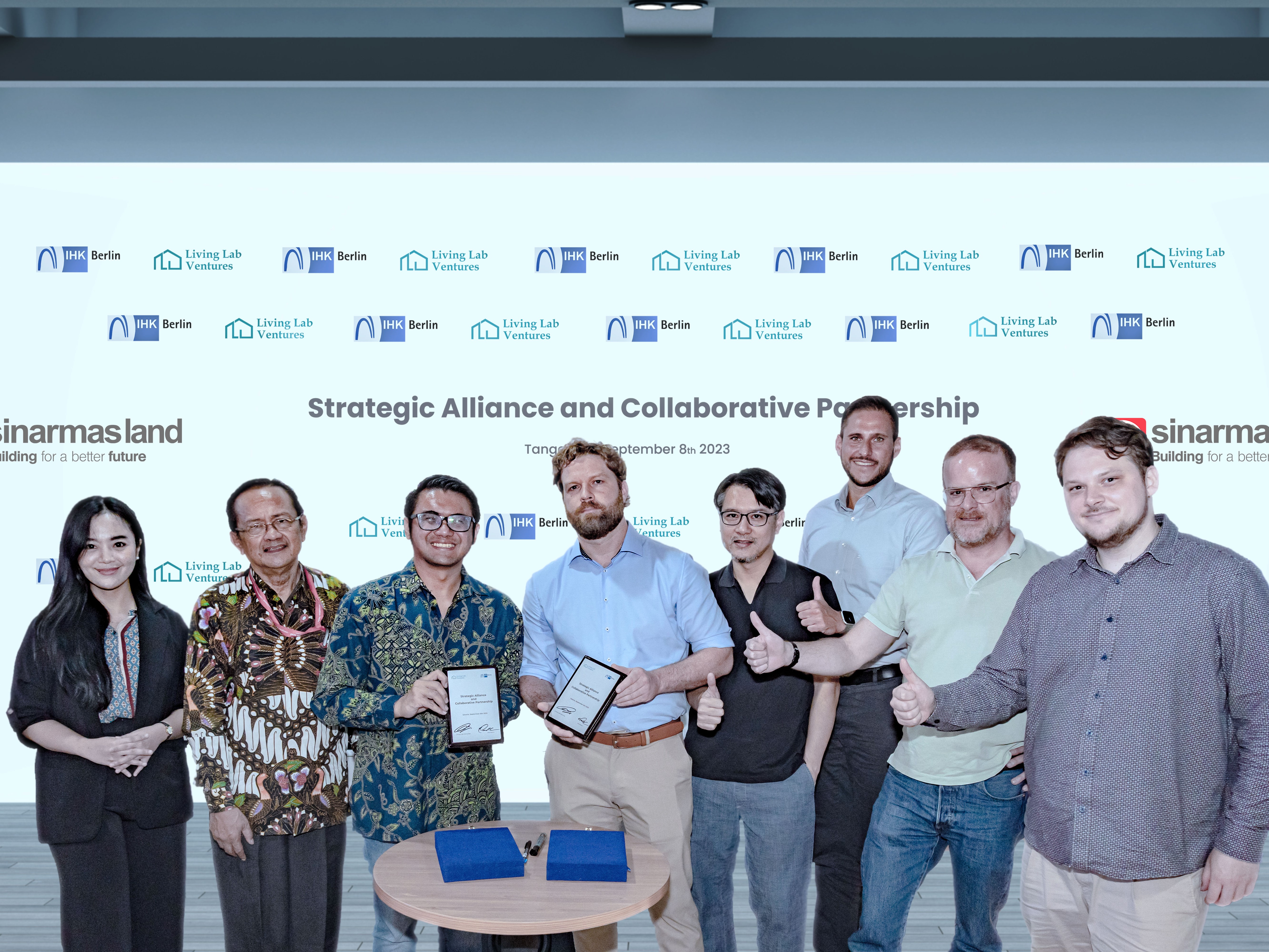 Sinar Mas Land melalui LLV mengumumkan aliansi strategis dan kemitraan kolaboratif dengan IHK Berlin.
