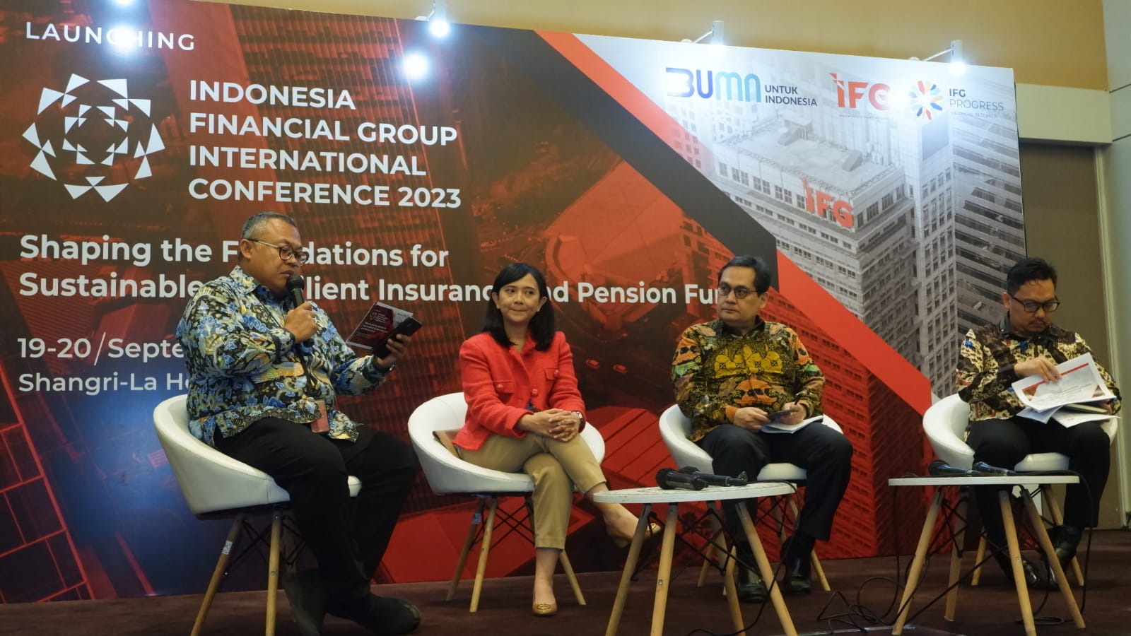 Konferensi pers tentang IFG International Conference 2023, Rabu (13/9)