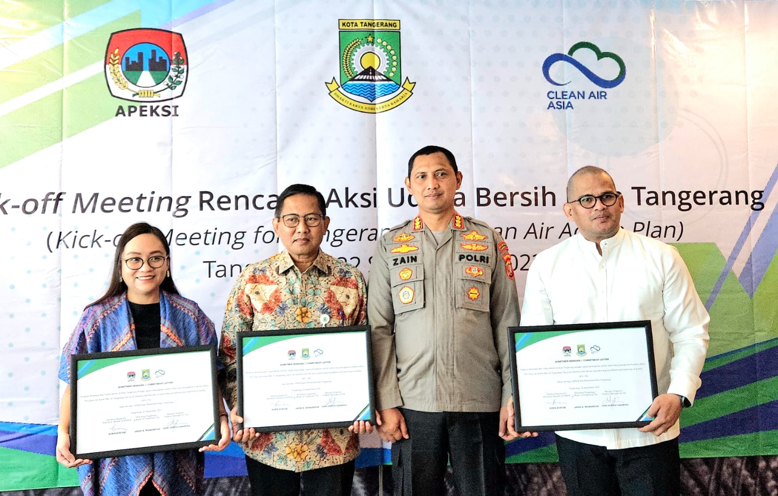  Kick Off Rencana Udara Bersih Kota Tangerang
