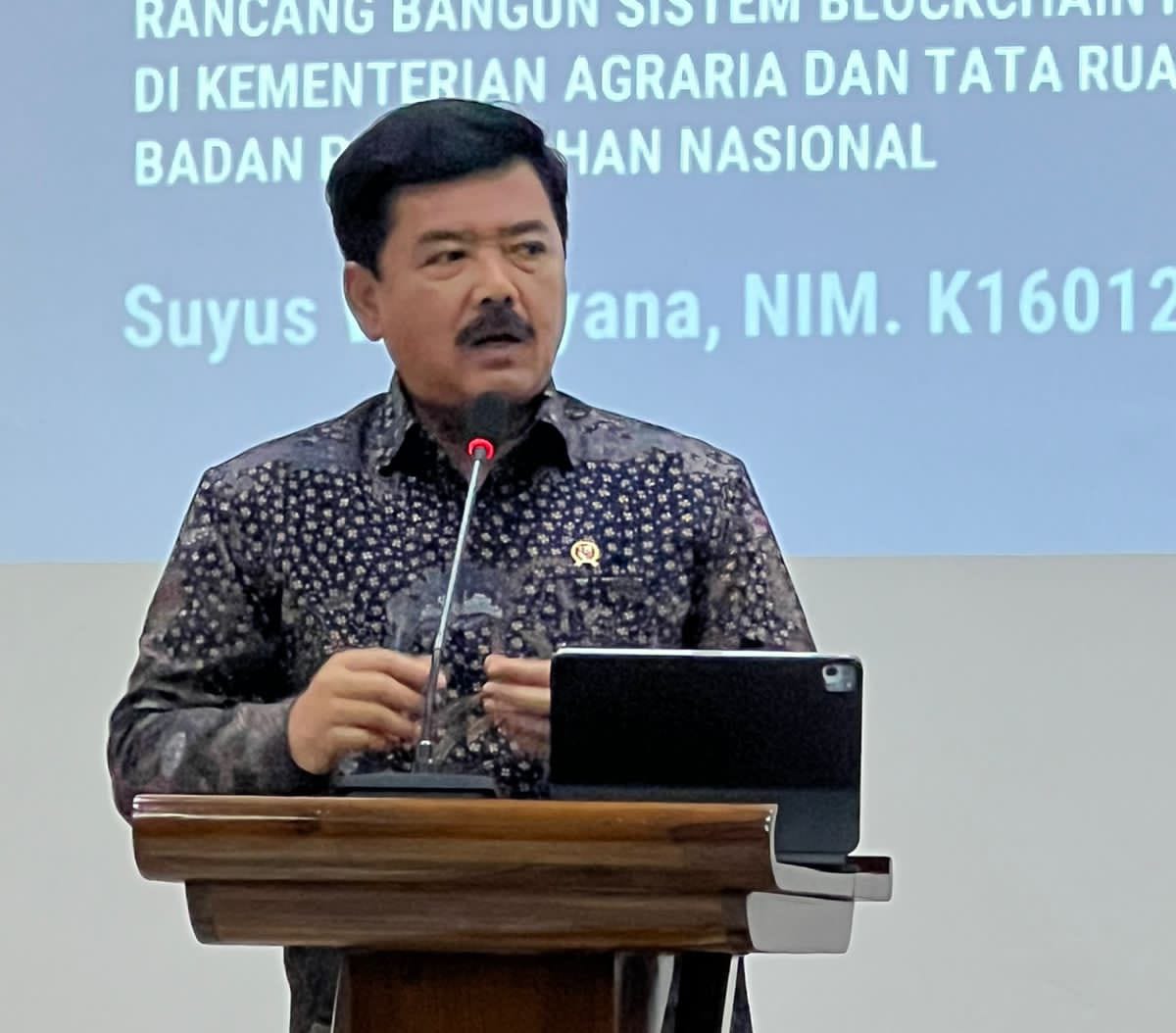 Menteri ATR/BPN Hadi Tjahjanto