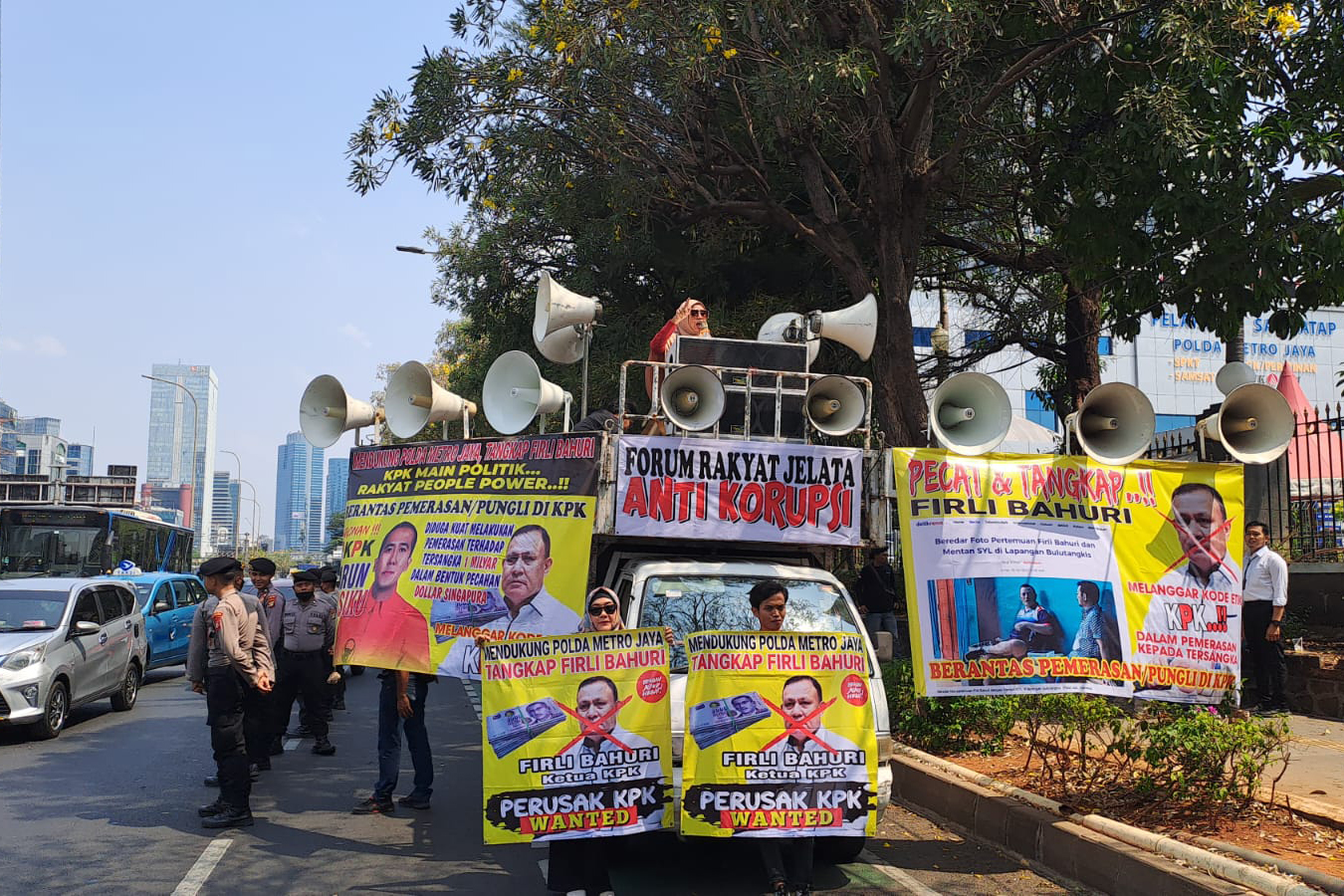 Forum Rakyat Jelata Anti Korupsi Kawal Kasus Ketua KPK di Kepolisian