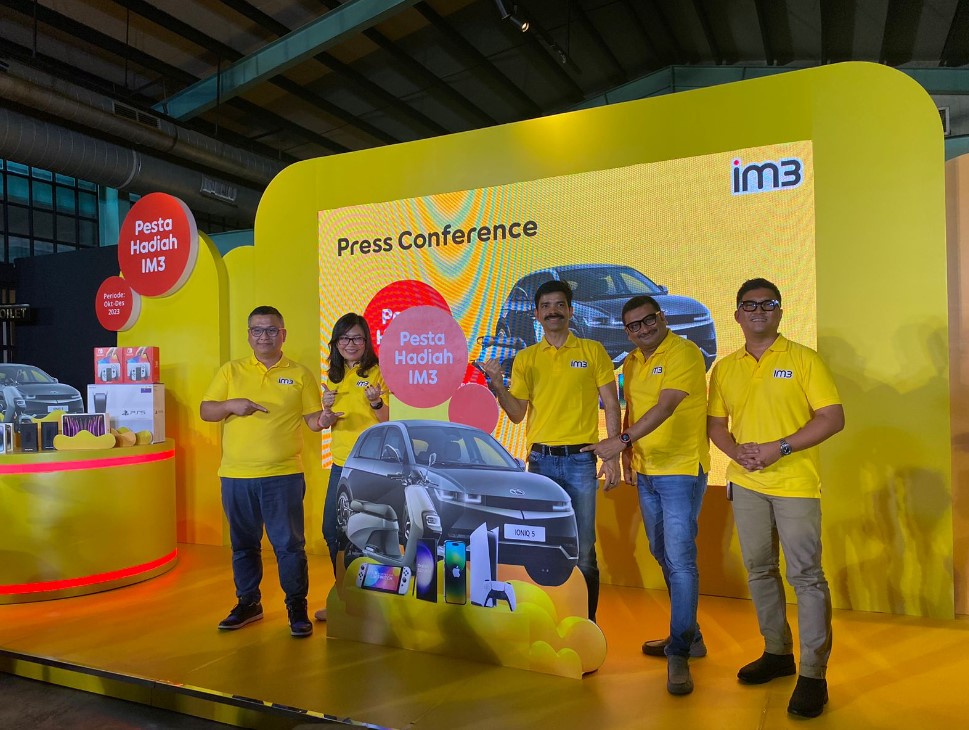 Konferensi pers Pesta Hadiah IM3.