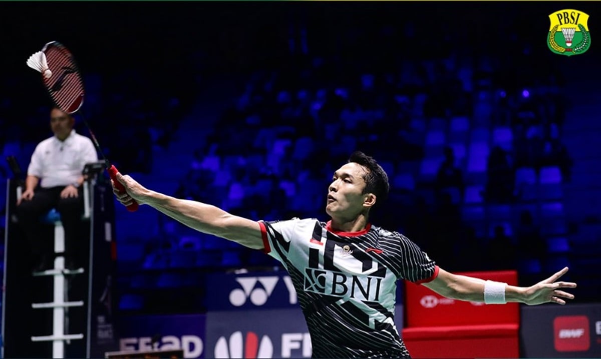 Tunggal putra Indonesia Jonatan Christie