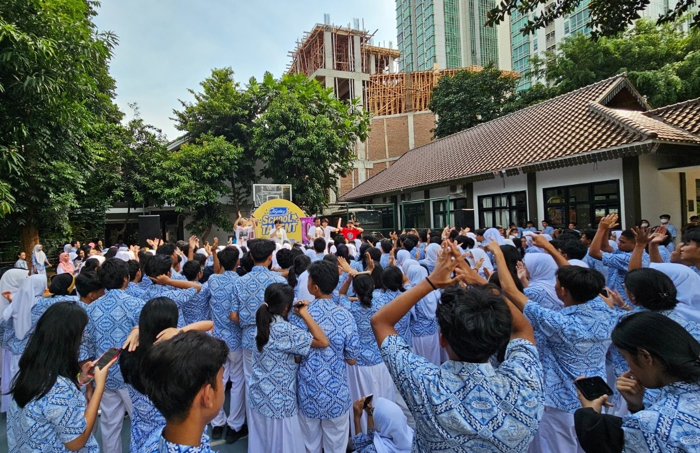 Joyday School Talent yang digelar di sekolah mengajak siswa SMP dan SMP untuk menunjukkan bakat dan kreativitasnya.