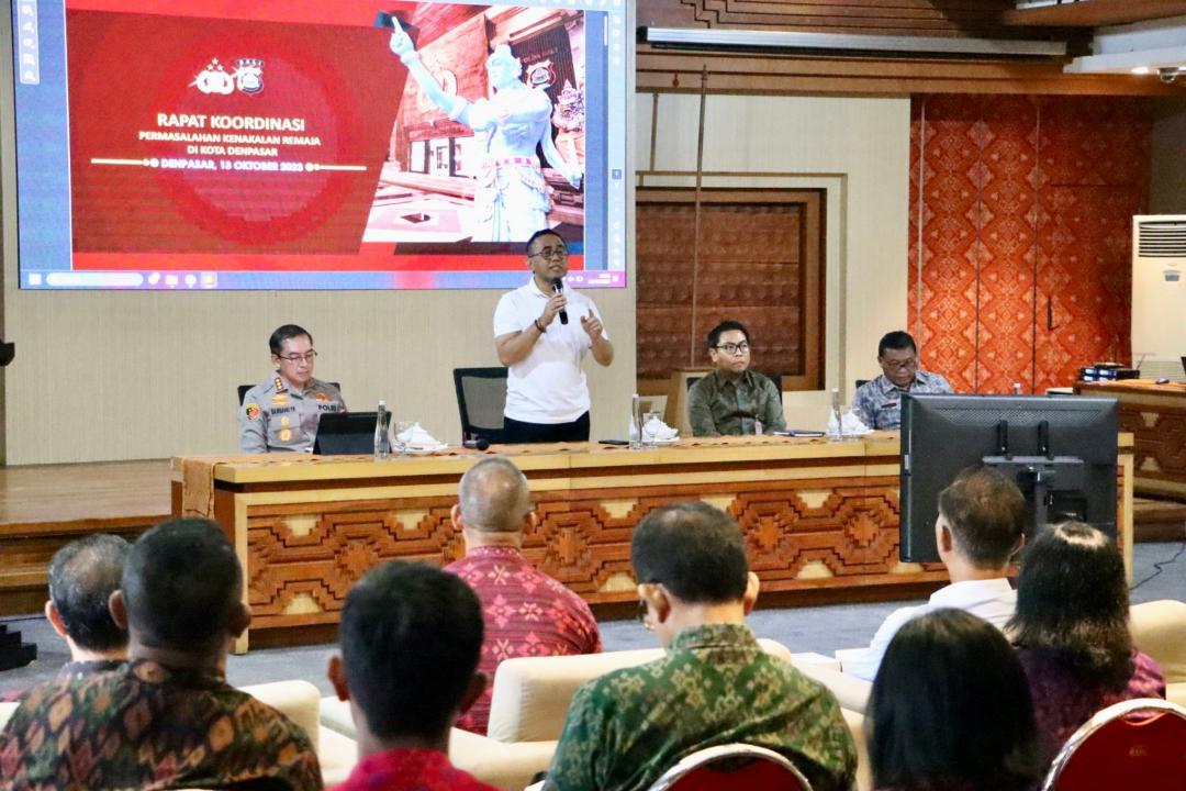 Pemkot Denpasar Gandeng Polresta Denpasar Antisipasi Geng Motor