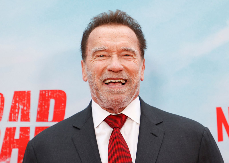 Aktor Arnold Schwarzenegger mengaku bahagia menjadi seorang kakek.
