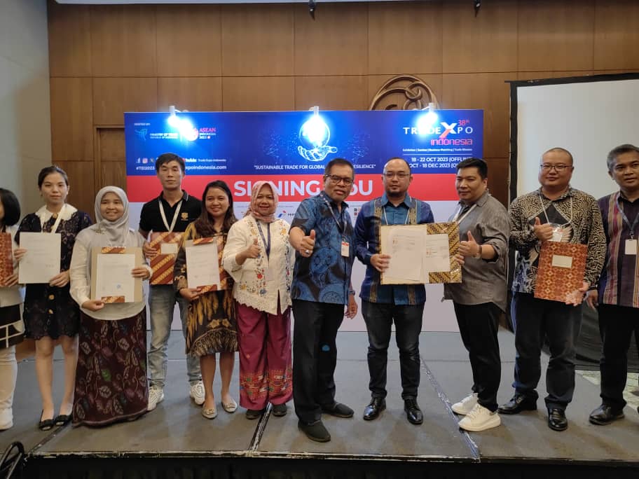 Kerja sama Indonesia dengan Tiongkok pada ajang Trade Expo Indonesia 2023 di BSC City, Tangerang, Banten, 18-22 Oktober.