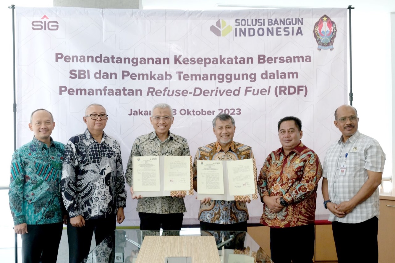 Kerja sama antara SBI dan Kabupaten Temanggung dalam pemanfaatan RDF