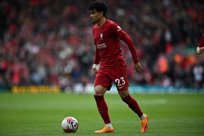 Pemain Liverpool Luis Diaz