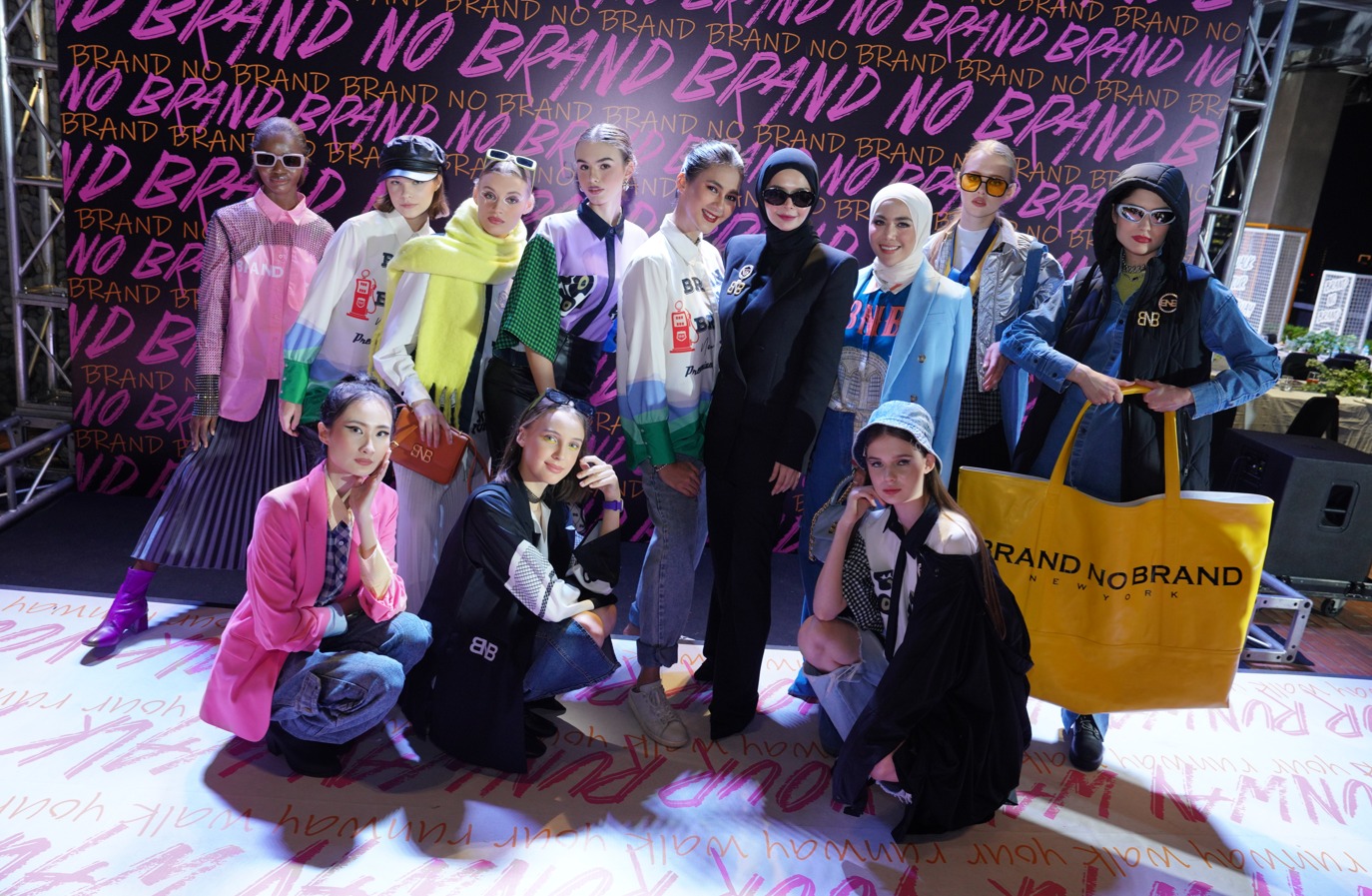 Peluncuran kolaborasi Brand No Brand New York x Paula Verhoeven di The Orient Hotel Jakarta, Rabu (11/10).