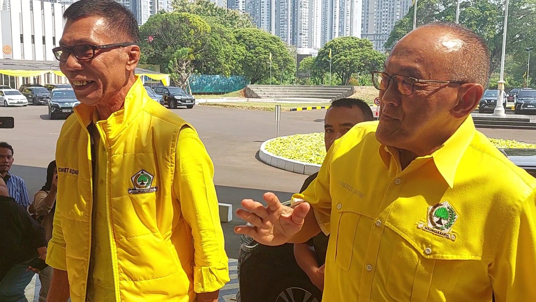 Ketua Dewan Pembina Partai Golkar Aburizal Bakrie 