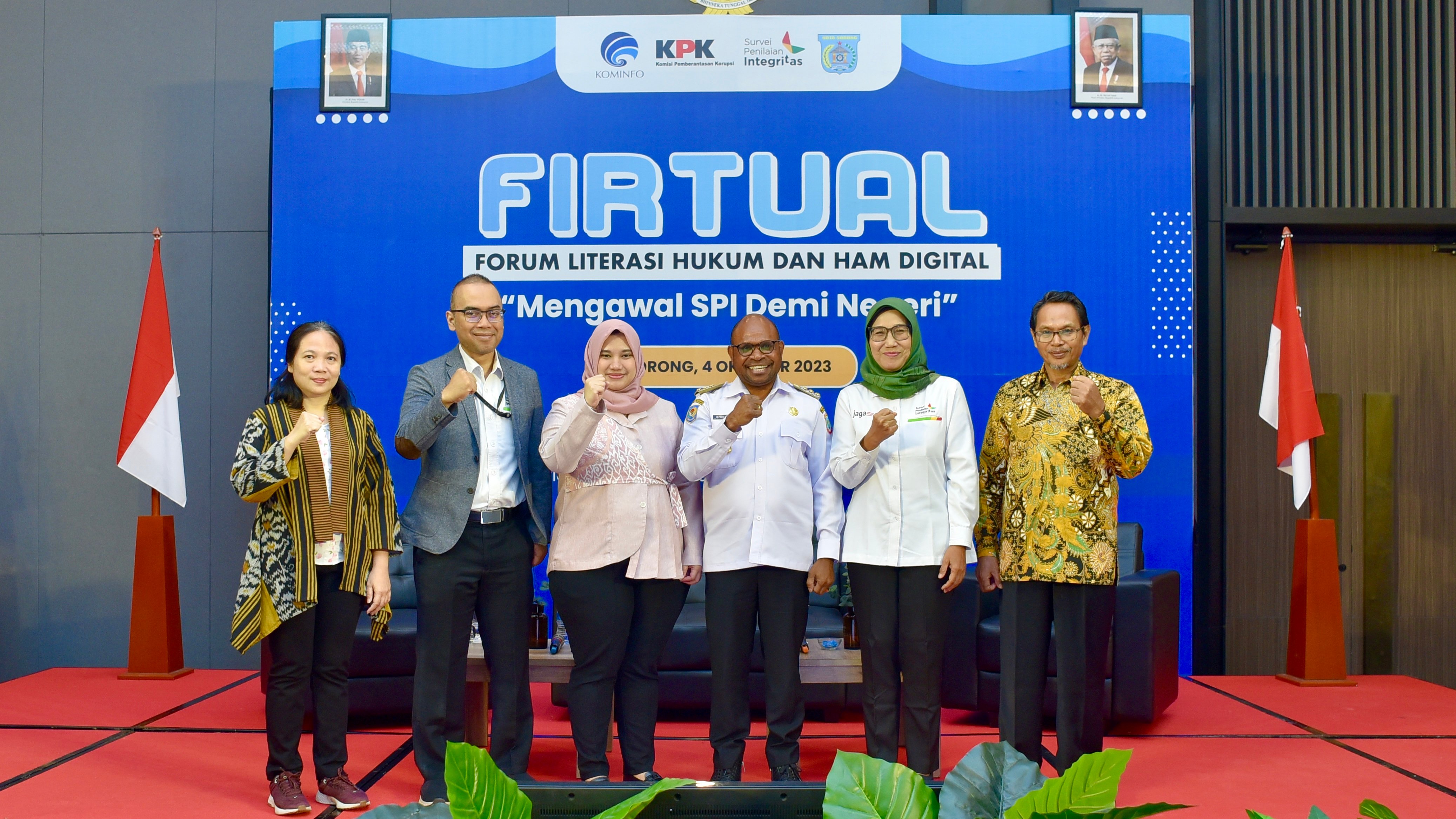 Acara Forum Literasi Hukum dan HAM Digital di Sorong, Papua