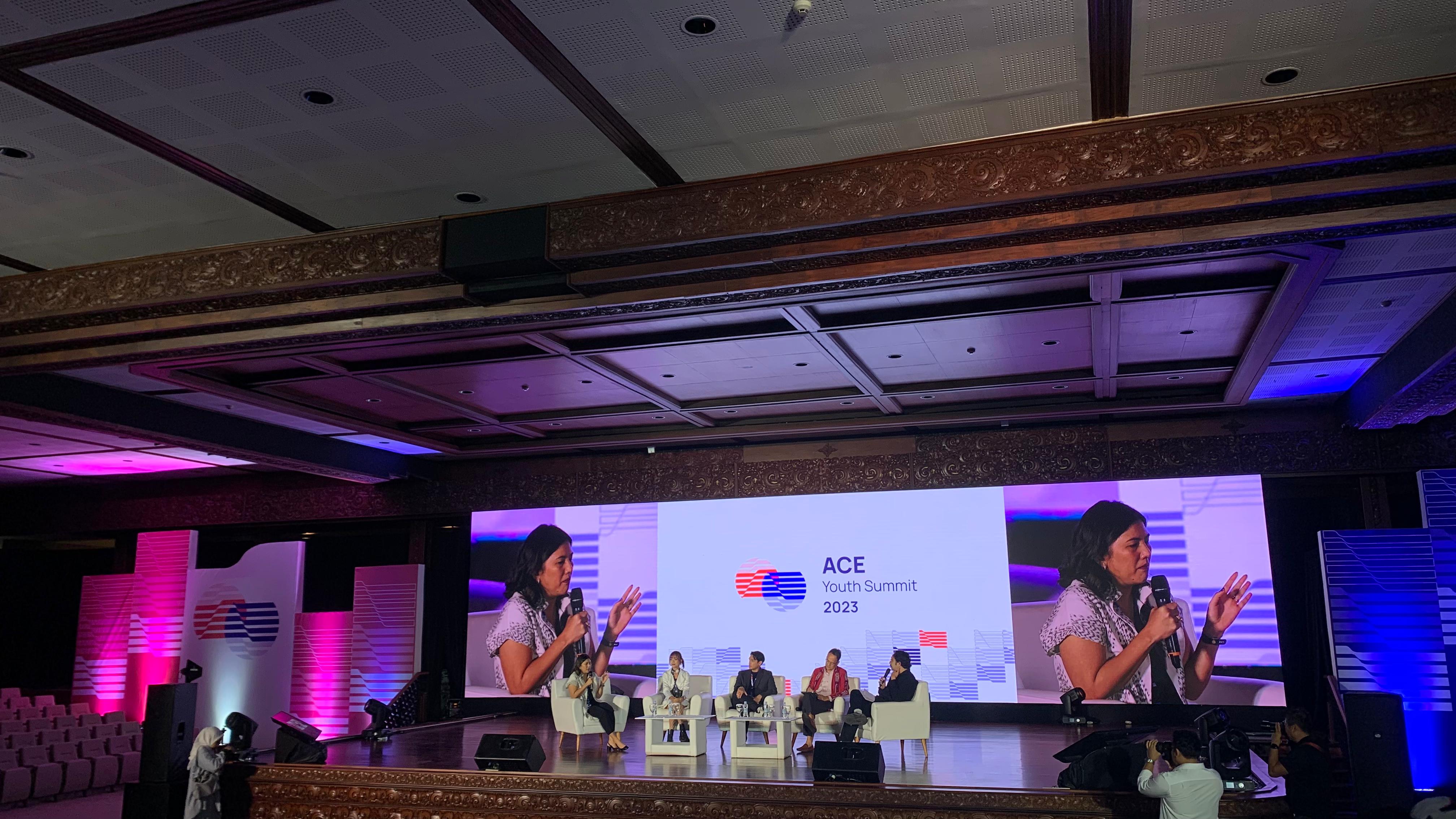 Afgan di acara gelar wicara bertajuk Tunes, Tech, and Triumph: Mastering Digital Music Success, Sabtu, (28/10)