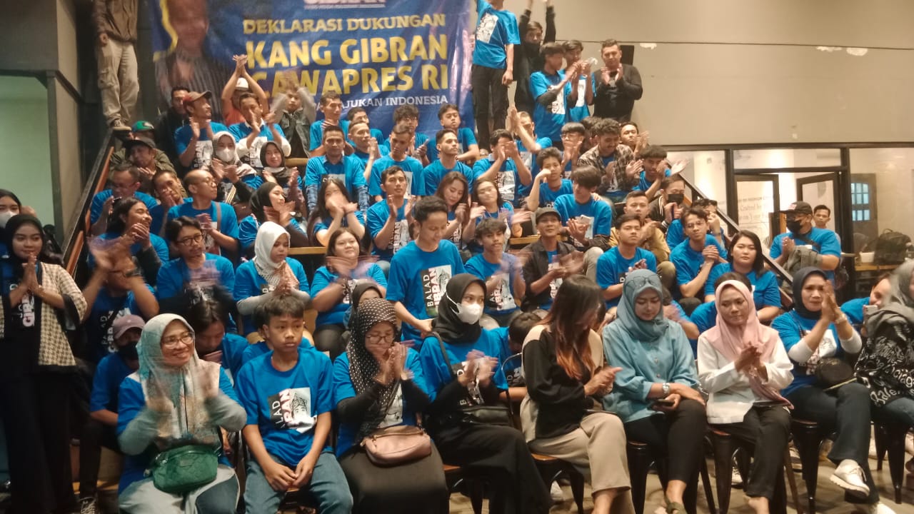 Anak Muda Bandung Raya Dukung Gibran Maju Cawapres RI