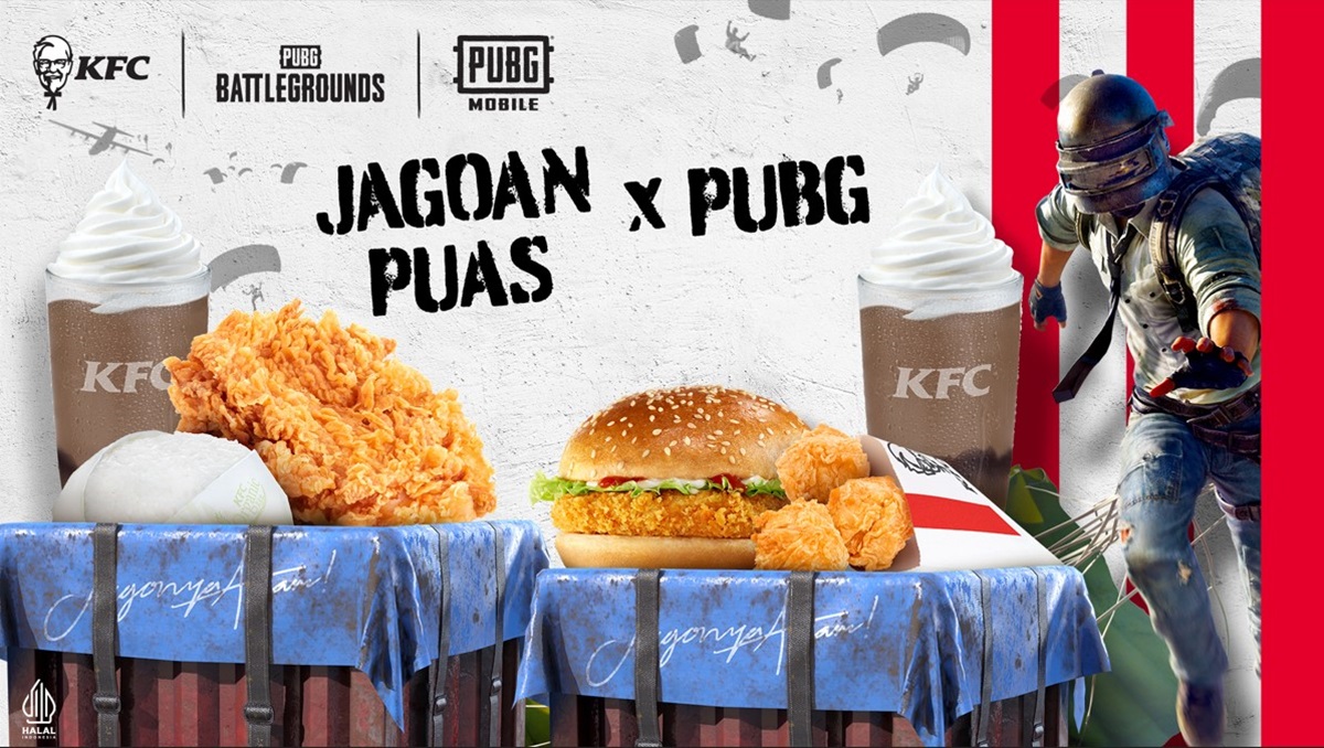 Poster kolaborasi KFC dan PUBG