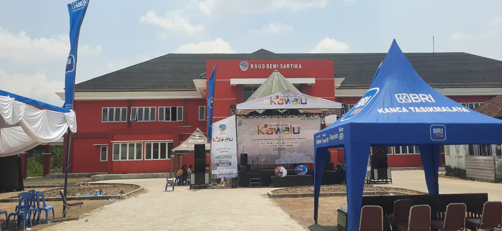 Rumah Sakit Dewi Sartika di Kawalu, Tasikmalaya, masih dalam proses pembangunan