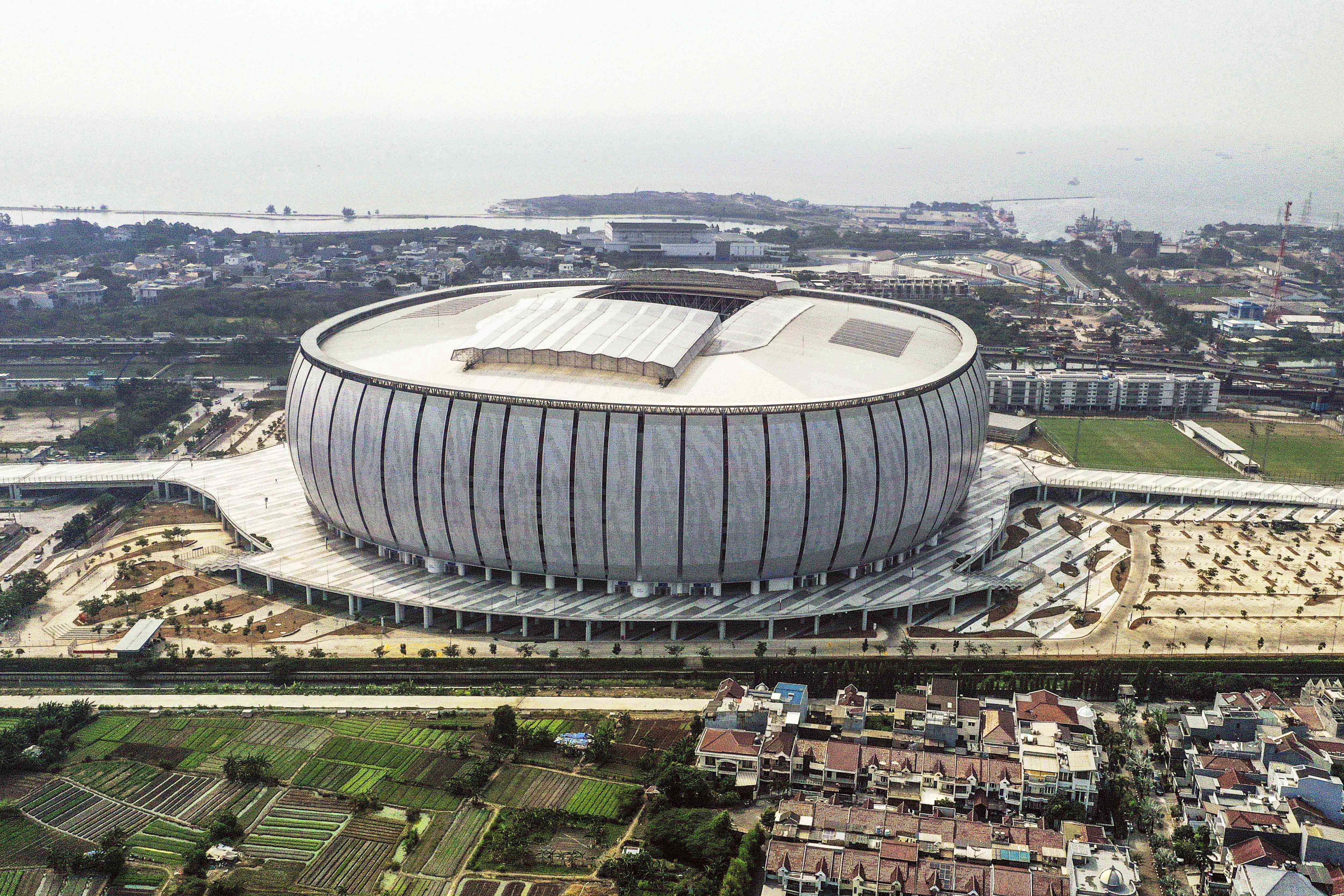 Jakarta International Stadium, Jakarta, menjadi salah satu arena pertandingan Piala Dunia U-17 2023.
