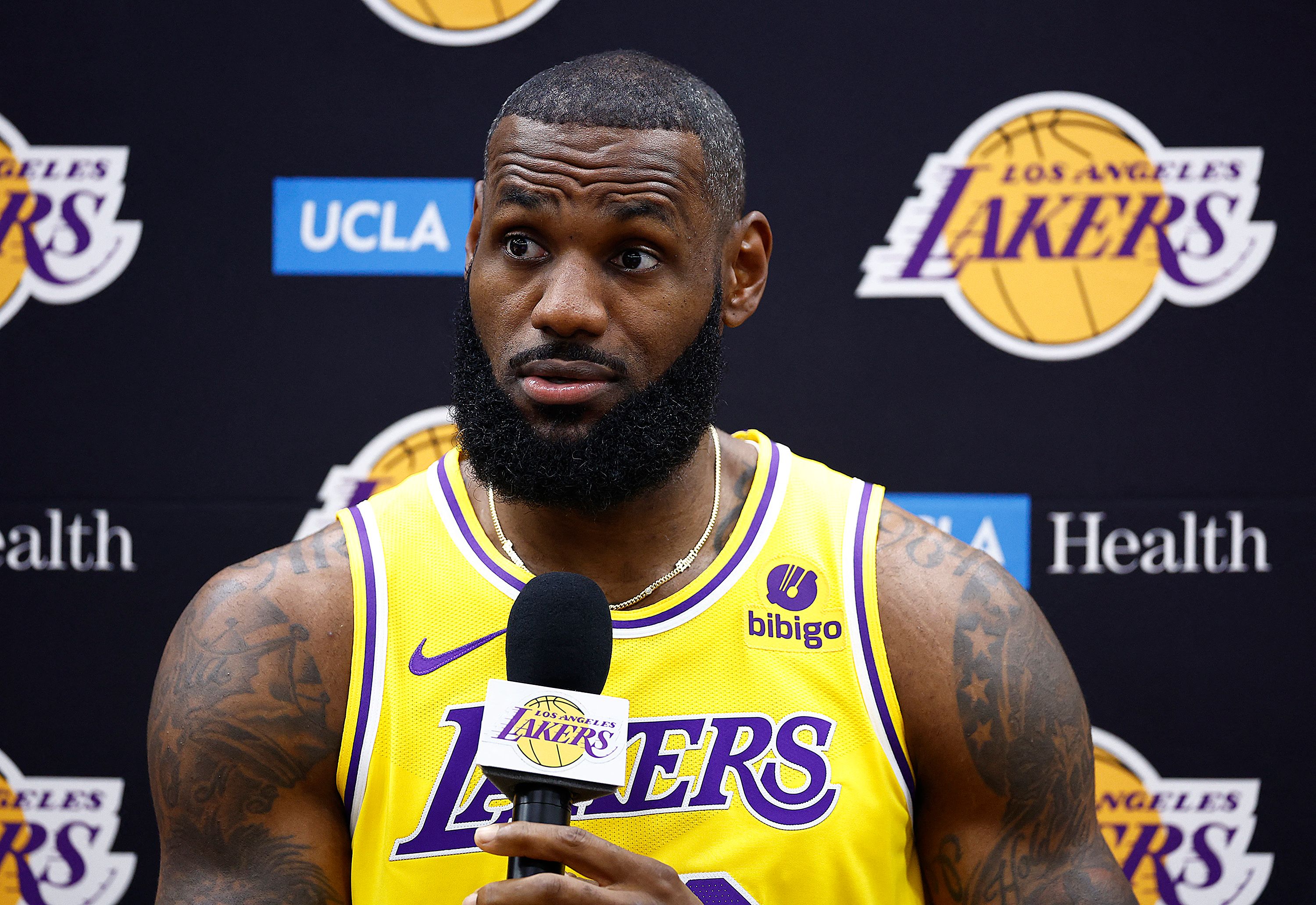 LeBron James Dedikasikan Musim Ke-12 di NBA untuk Putra Sulungnya