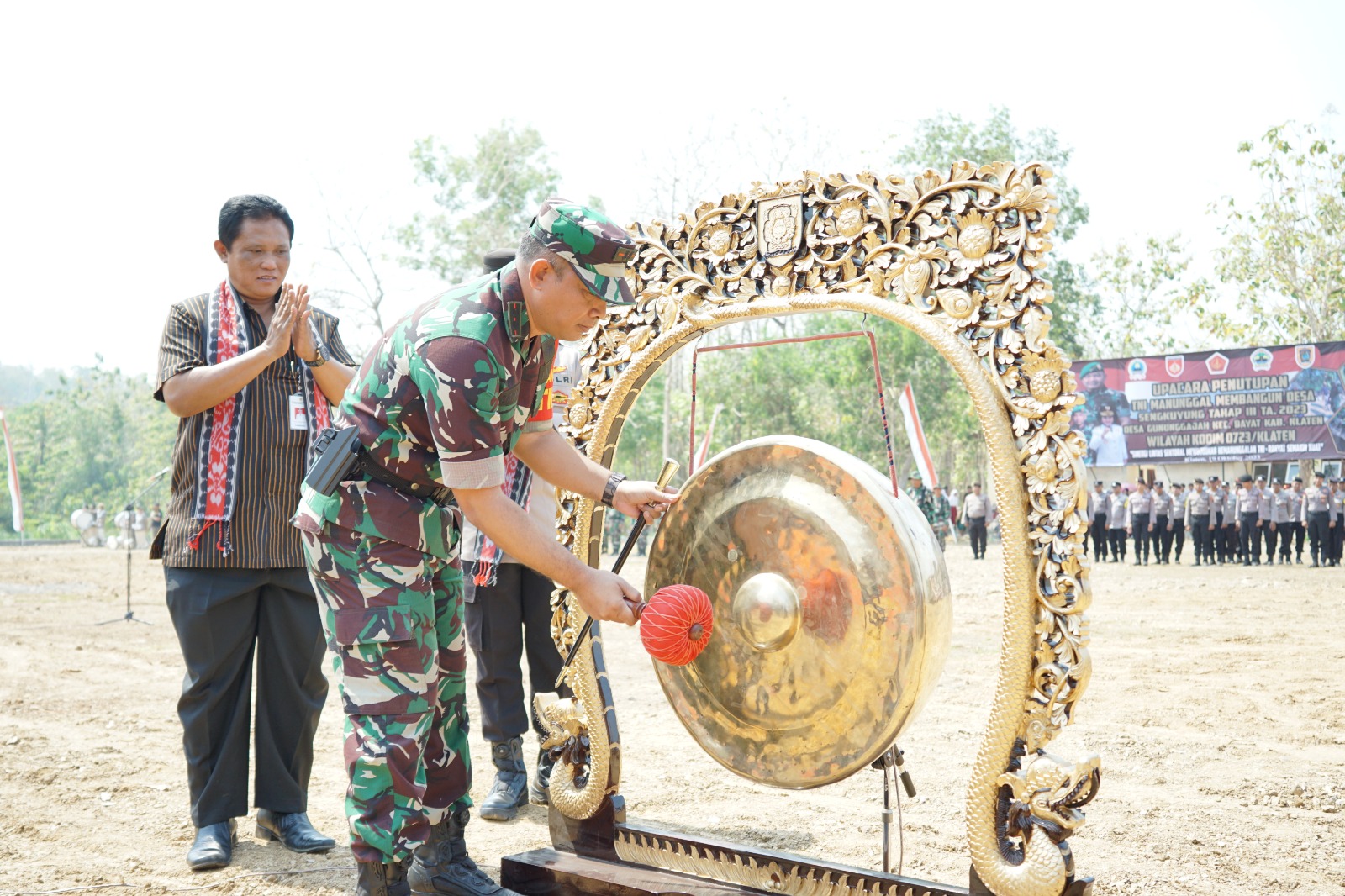 TMMD Sengkuyung III/2023 di Desa Gunung Gajah, Kecamatan Bayat, Klaten