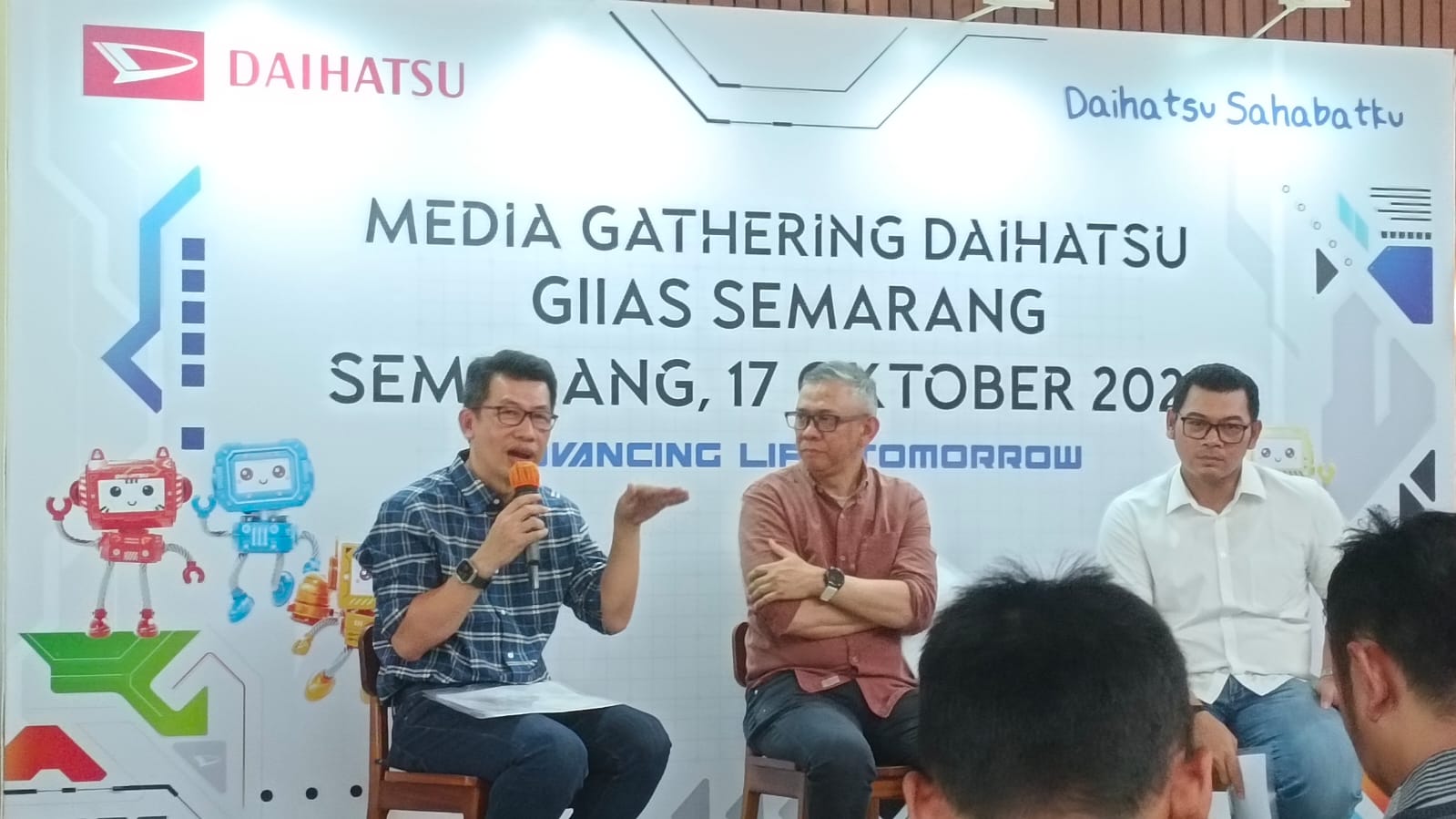 Konferensi pers GIIAS di Semarang,  Jawa Tengah.