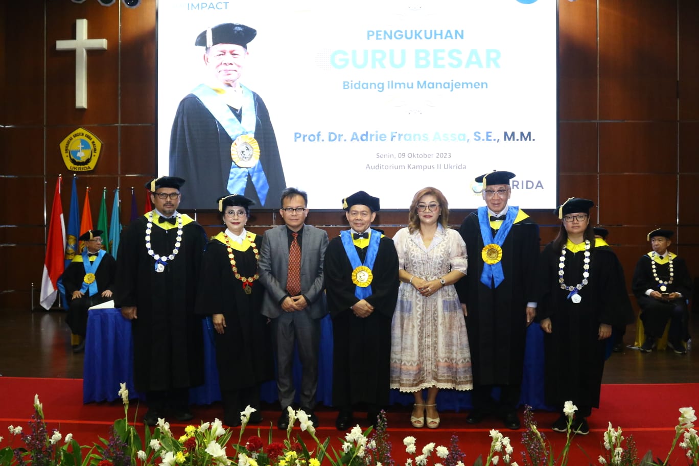 Pengukuhan Guru Besar Ilmu Manajemen Ukrida