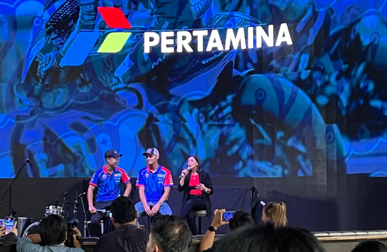 Meet & Grret bersama dua penbalap Pertamina SAG Racing Team, Bo Bendsneyder dan Taiga Hada 