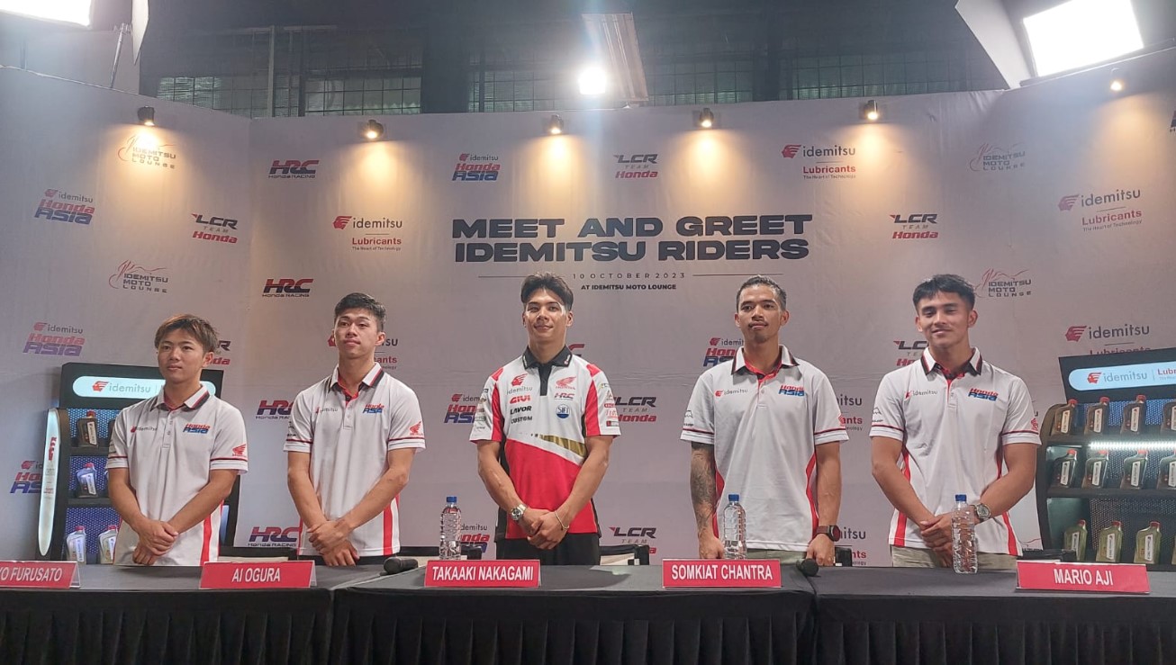 Lima pembalap Idemitsu yang berlaga di ajang MotoGP
