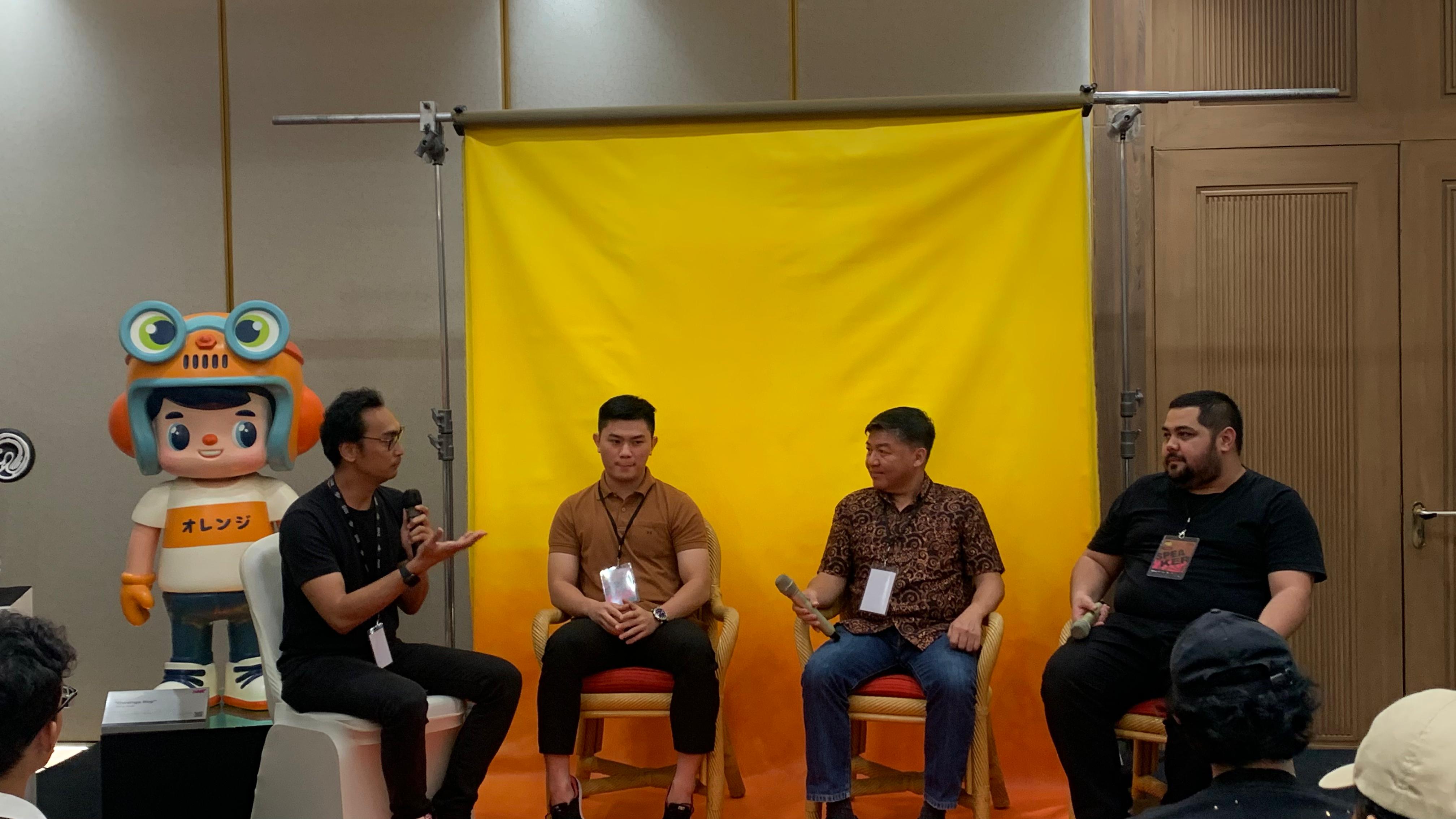 Acara  sesi wicara Frame by Frame: Exploring Opportunities and Creative Ownership as Local Animators, di JCC, Sabtu (30/9) 