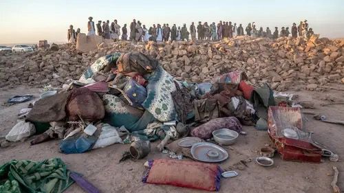 Gempa Afghanistan Minggu (8/10) 