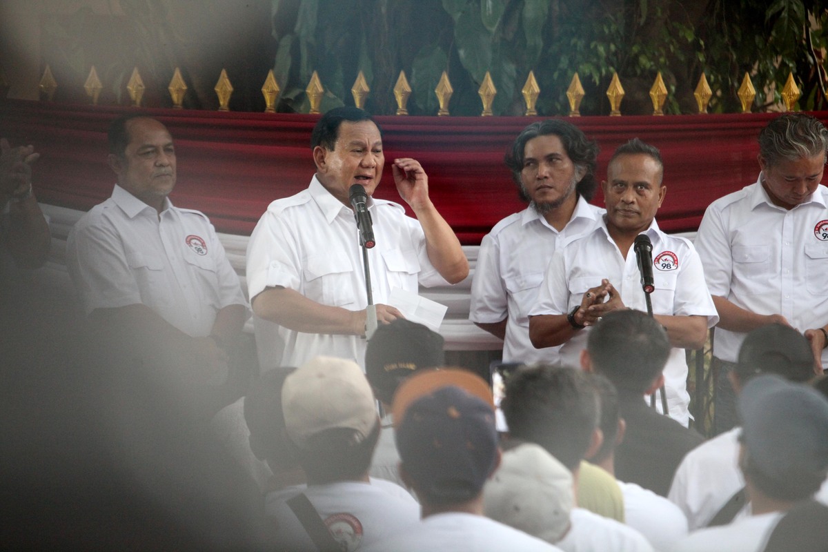 Bakal capres Koalisi Indonesia Maju, Prabowo Subianto.