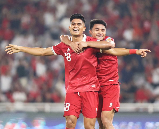 Ramadhan Sananta (kiri) mencetak gol di menit ke-63.