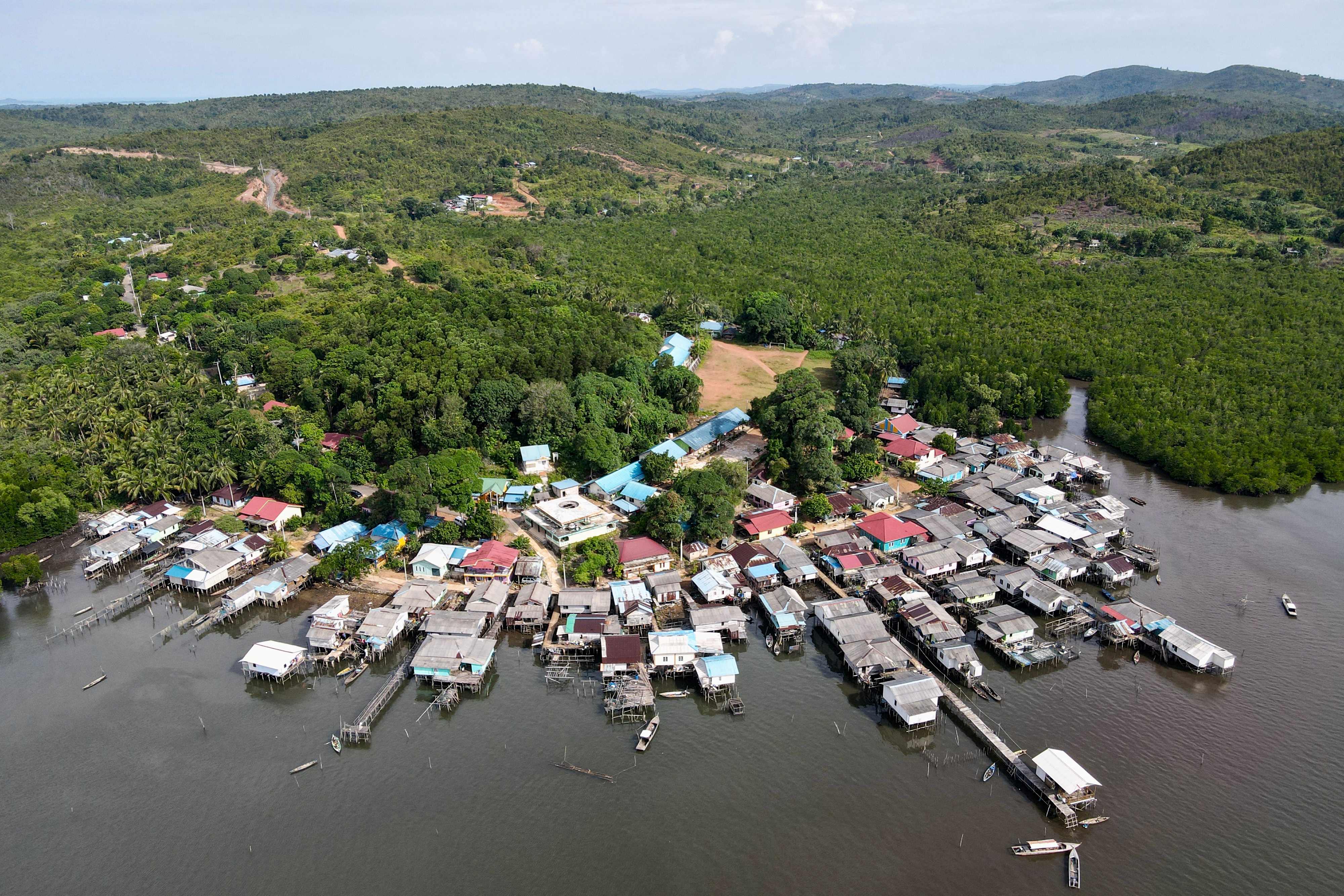 Desa Monggak di Pulau Rempang