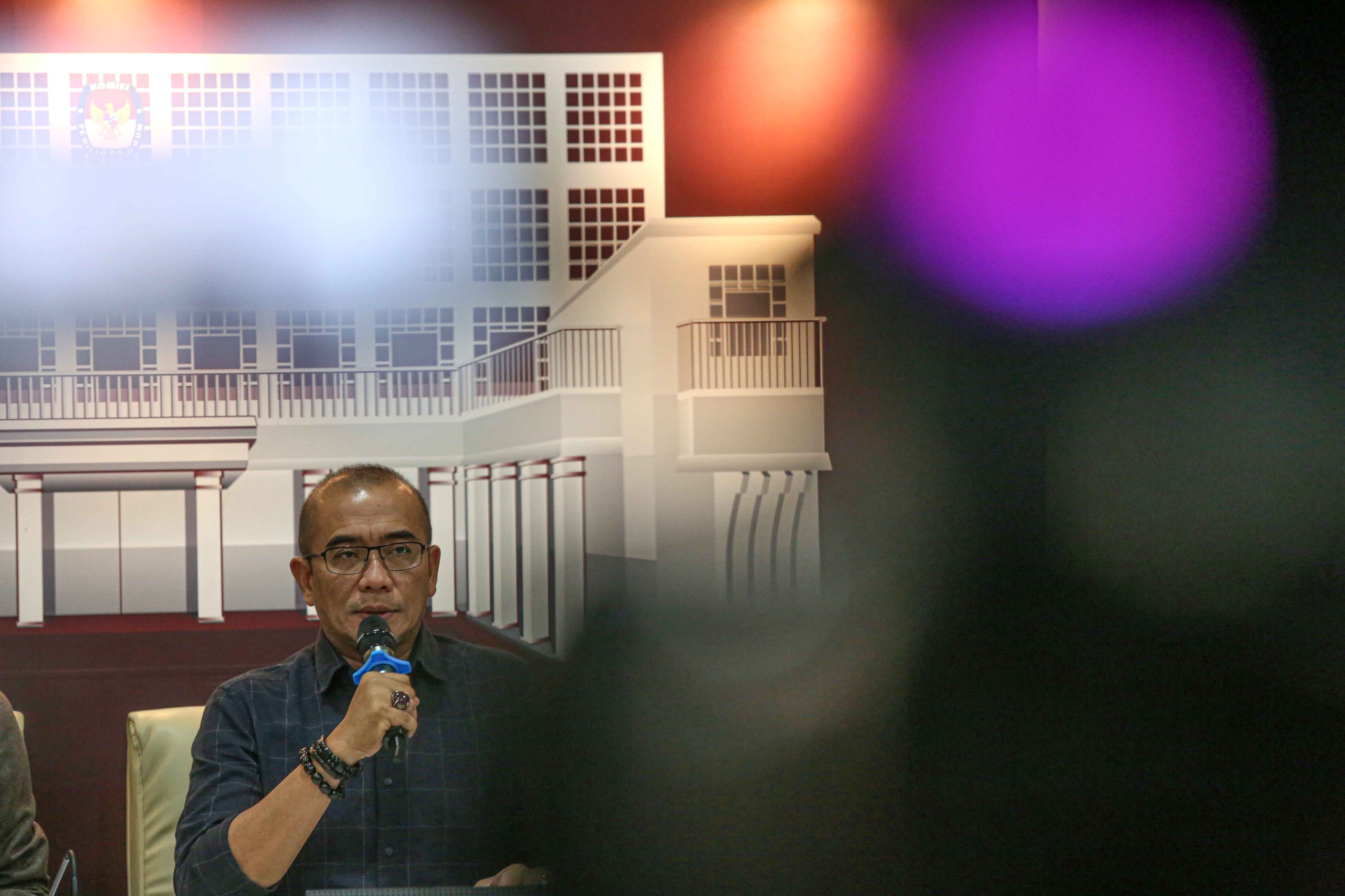 Ketua KPU Hasyim Asyari.