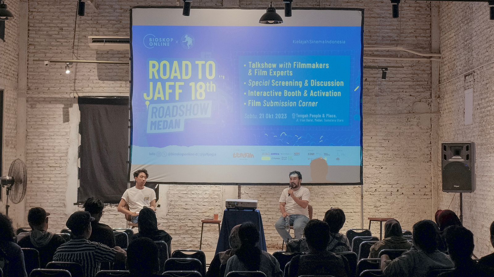 Guna menyambut Jogja-Netpac Asian Film Festival 2023 (JAFF18) pada 25 November--2 Desember, dihelat roadshow di empat kota.
