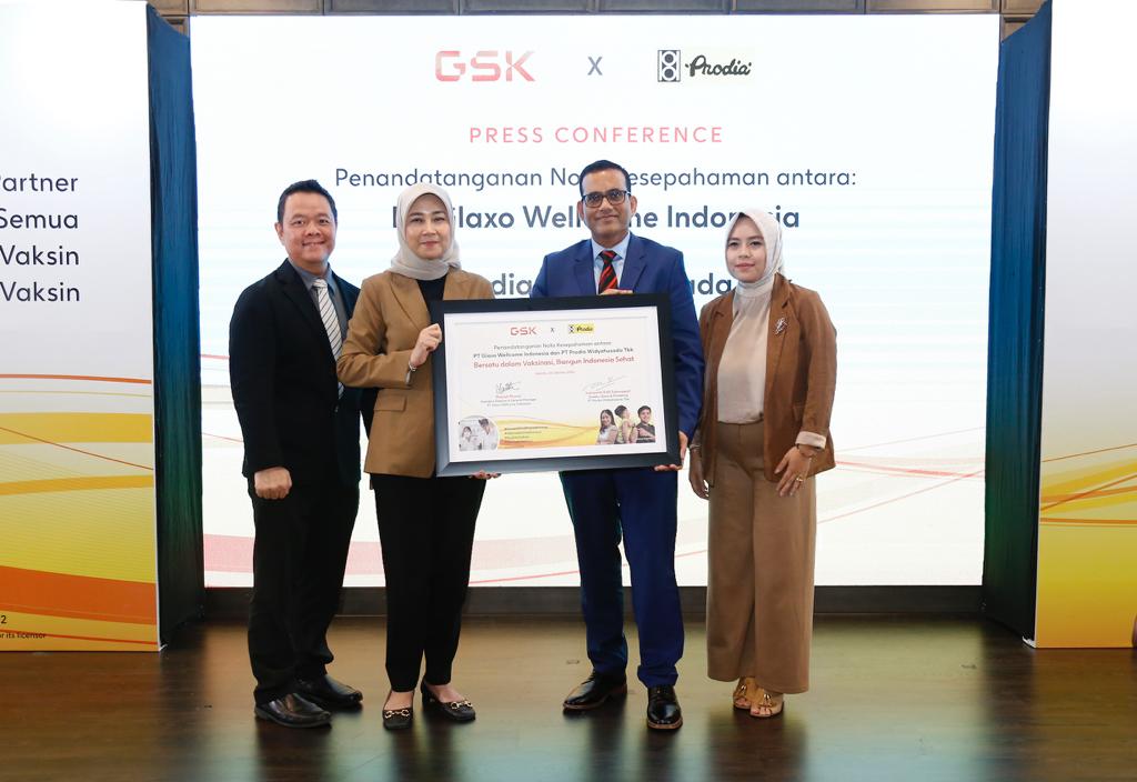 GSK Indonesia dan Prodia) melakukan penandatanganan Nota Kesepahaman (MoU) di Jakarta, Kamis (26/10).