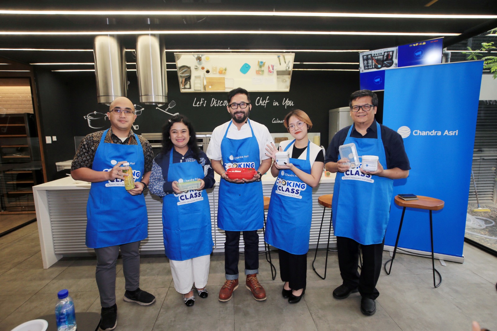 Acara edukasi bertajuk “Cooking Class & Plastic Packaging Talkshow” di Jakarta, Rabu (4/10).