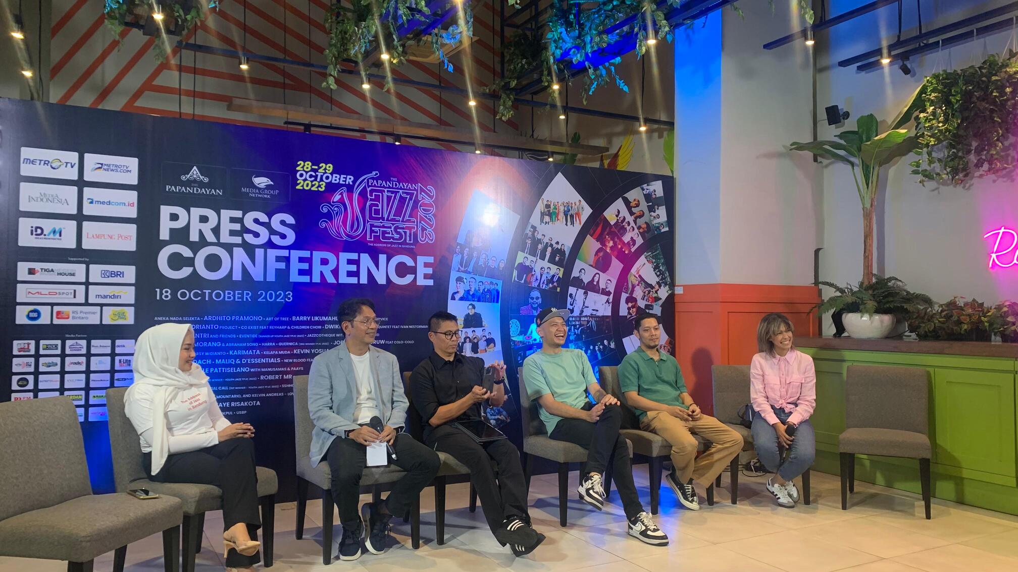 Konferensi Pers  The Papandayan Jazz Festival 2023.