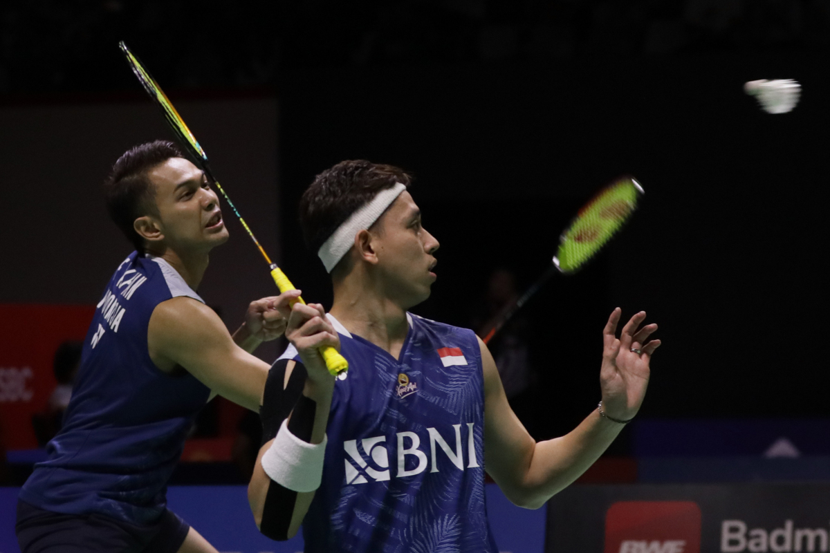 Ganda putra Indonesia Fajar Alfian dan Muhammad Rian Ardianto.