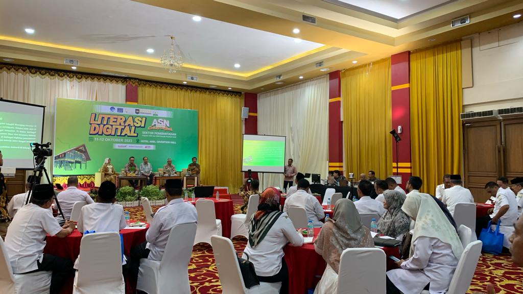 Pelatihan literasi digital ASN Aceh dilaksanakan oleh Kementerian Kominfo