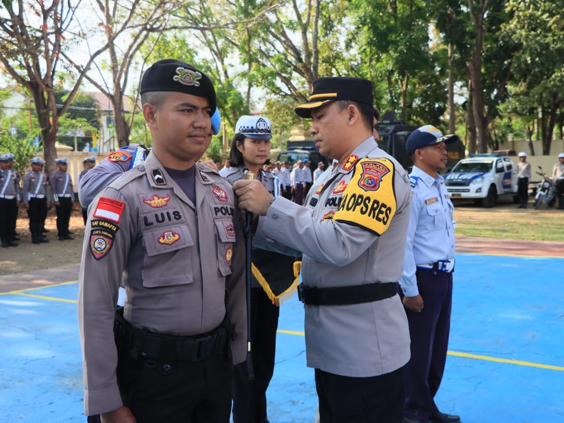 Kepolisian Resort Manggarai Barat, Nusa Tenggara Timur (NTT), mengelar Operasi Mantap Brata tahun 2023-2024.