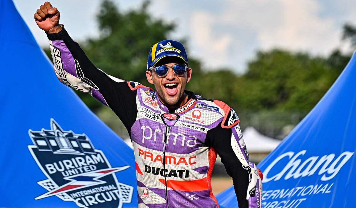 PEMBALAP Pramac Racing Jorge Martin di MotoGP Thailand.
