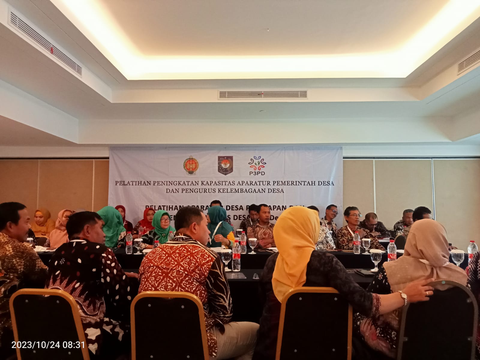 Pelatihan dalam lingkup Program Penguatan Pemerintahan dan Pembangunan Desa (P3PD) yang diselenggarakan di Yogyakarta.