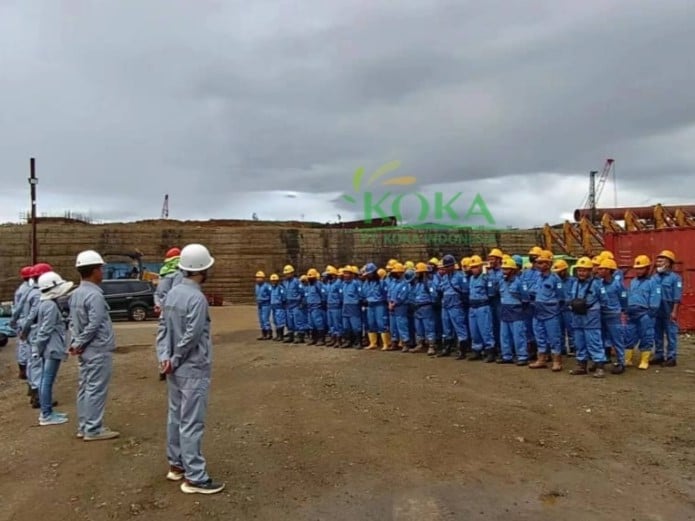 Pembangunan infrastruktur itu memerlukan waktu selama 5 bulan.