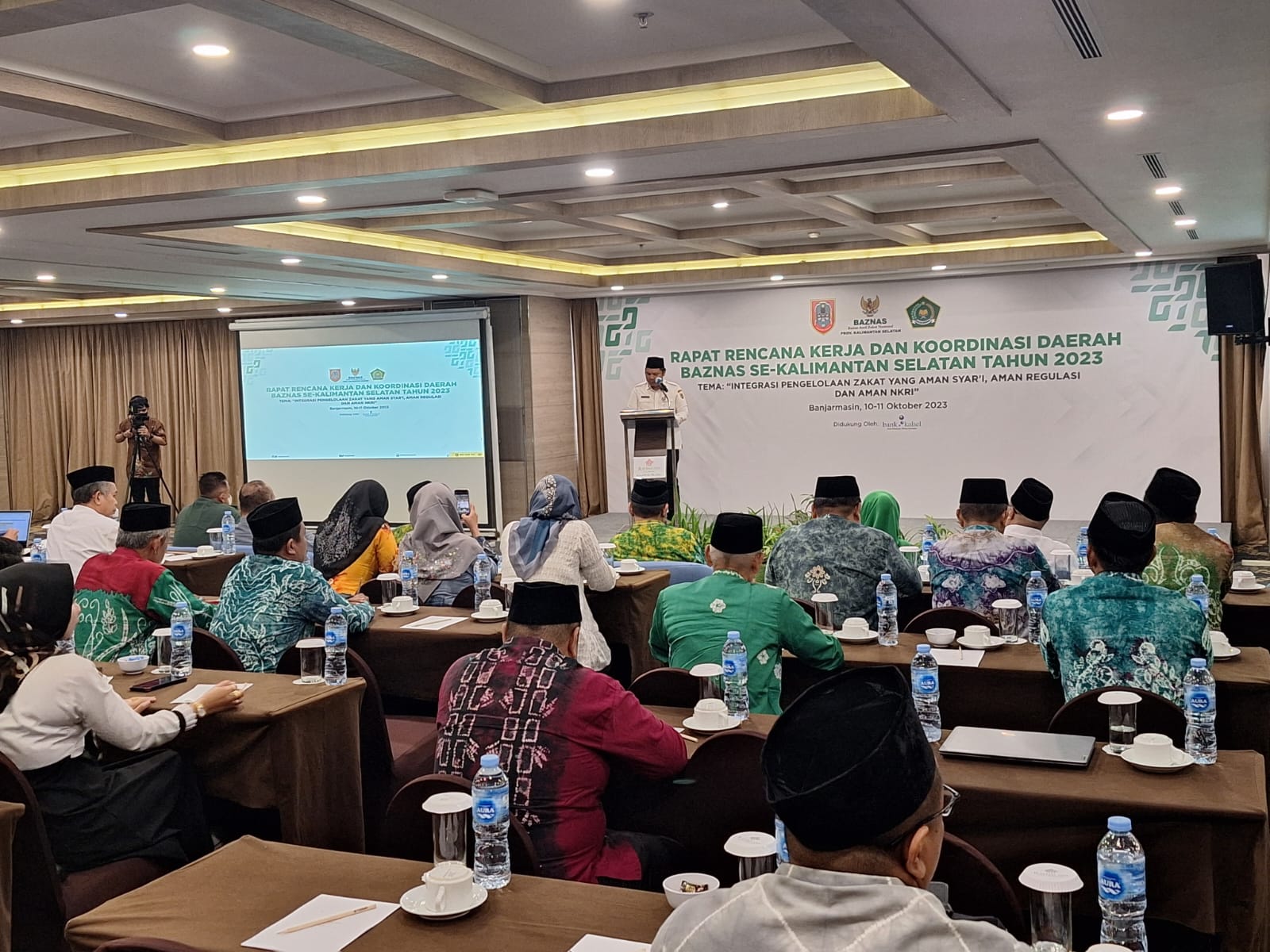 Rapat Koordinasi Daerah (Rakorda) Baznas se-Kalimantan Selatan 2023 di Banjarmasin, Rabu (11/10).