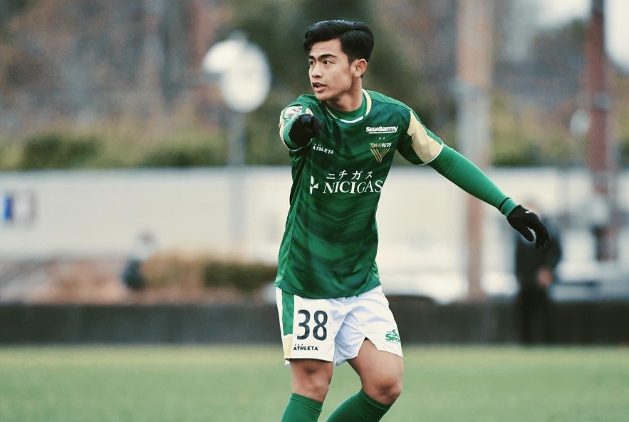 Pratama Arhan kala tampil membela Tokyo Verdy.