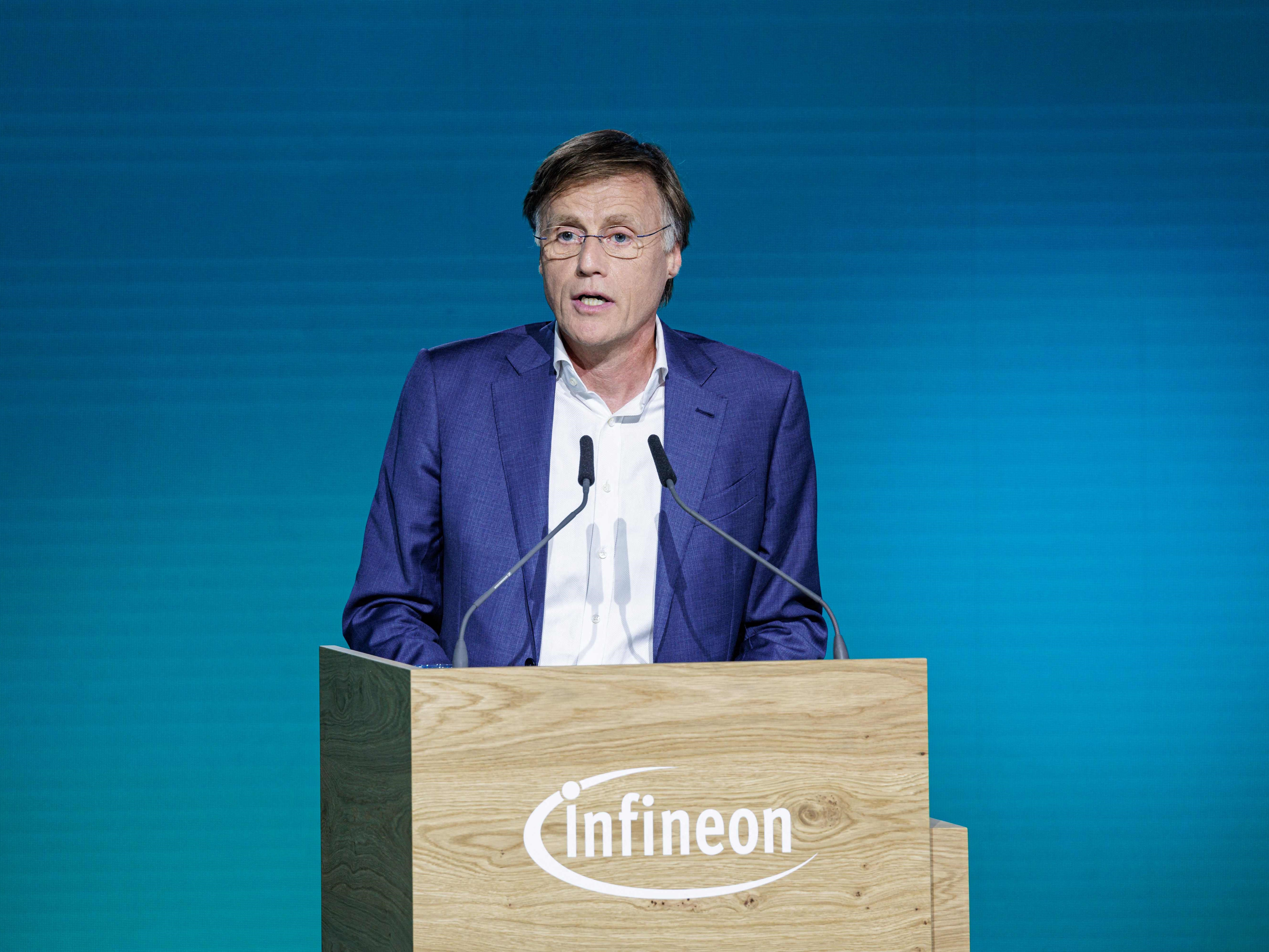 CEO Infineon Technologies AG Jochen Hanebeck.