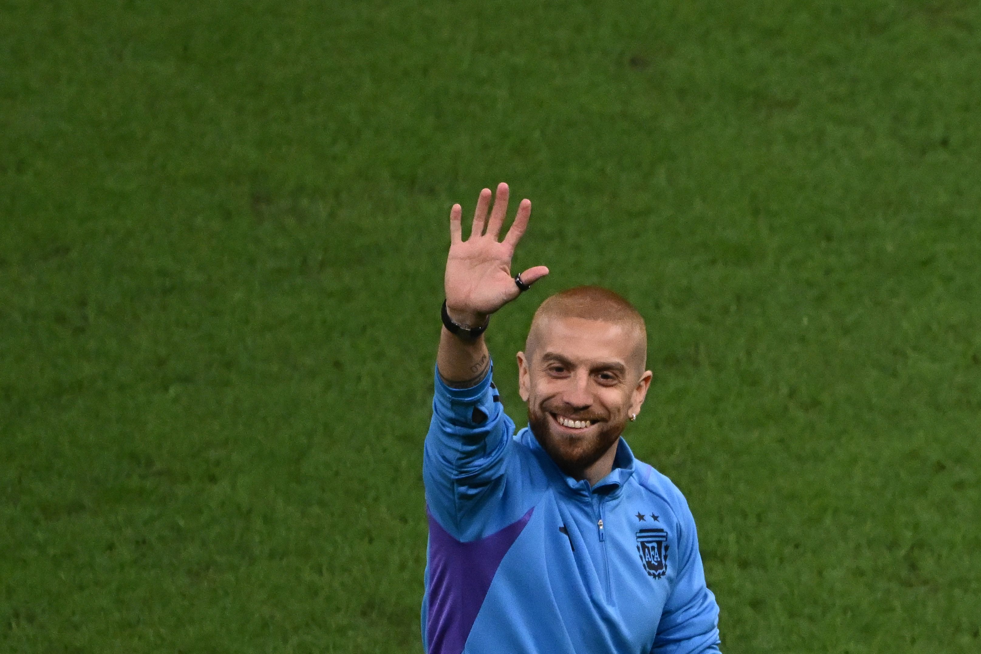 Alejandro Gomez saat membela timnas Argentina