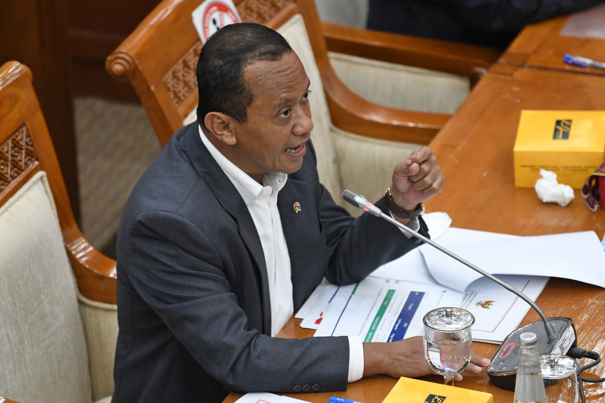 Menteri Investasi atau Kepala Badan Koordinasi Penanaman Modal (BKPM) Bahlil Lahadalia.